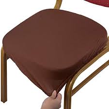 Each chair cushion is proudly made in the usa with an excellent blend of durable fabric that's easy to clean and perfect for every day use. Voilamart Dining Chair Seat Covers Soft Stretch Chair Cushion Cover For Dining Room Removable Washable Chair Protectors Chair Seat Cushion Slipcovers Set Of 4 Coffee Buy Online In Antigua And Barbuda At
