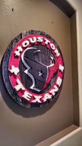 This wall décor is inspired by the houston texans team. Houston Texans Reclaimed Wood Wall Art Dallas Cowboys Decor Wooden Welcome Signs Reclaimed Wood Wall Art