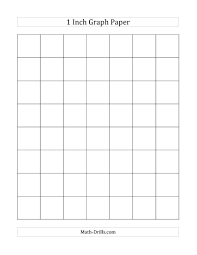 1 inch graph paper all graph paper paper math drills