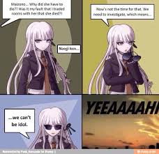 Kirigiri Maizono And Naegi Dangan Ronpa Danganronpa Danganronpa Memes Anime