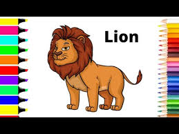 Join more than 8 million creators learning with skillshare. How To Draw Lion And Colour Lion Coloring Page For Kids Myhobbyclass Com