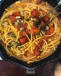 camp cooking one pot pasta puttanesca recipe i am a food blog recipe pasta puttanesca recipe recipes one pot pasta