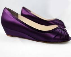 Thecrystalslipper Purple Wedding Shoes Wedding Shoes Wedge Heel Wedge Wedding Shoes