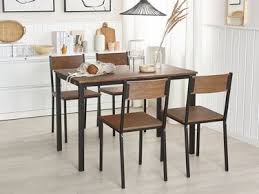Table shape table placement chairs bar stools rugs sideboards and buffet tables statement lighting. Dining Sets Up To 70 Off Beliani De