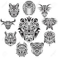 Animals are so special, most of the time they are our dearest companions and strongest relationships. Animals Tattoos Royalty Free Cliparts Vectors And Stock Illustration Image 53232613