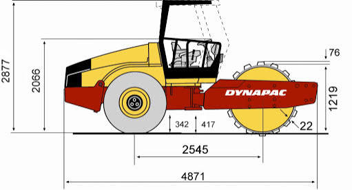 Dynapac CA182PD Padfoot Compactor