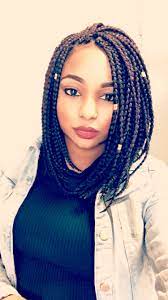 Braids Carre Plongeant Coiffures Cheveux Noirs Modele Coiffure Tresse Africaine Coupe Carre