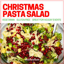 Whether you're in the mood for something meaty (like this blt pasta salad or this roasted order fast if you want festive feet by the 24th! Christmas Pasta Salad Cheeseslave