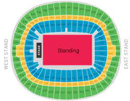 Wembley Stadium Seating Plan Pitch Standing