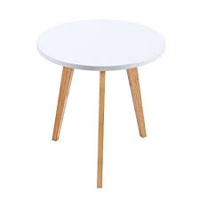 Wilshine Small Round End Table For Small Spaces In Living Https Www Amazon Com Dp B07d57rc Table For Small Space Round Living Room Table White Small Table
