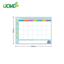 removable whiteboard fridge sticker weekly planner magnetic