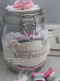 Geschenk Zur Geburt Im Weckglas Doris Stempelt In Handewitt Geschenke Zur Geburt Basteln Geschenke Geschenke Zur Geburt