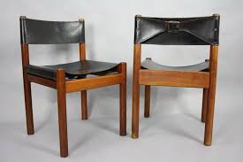Mid Century Mary Featherston Moderntone Chairs Leather Sling Blackbean Retro Vintage 360 Modern Furniture Meubels