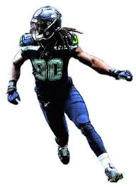 Seattle Seahawks De Jadeveon Clowney Football Illustration Nfl Football Nfl