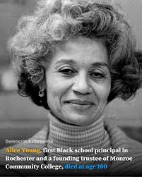 Her death came 10 days after she suffered a stroke, according to her son,  Rodney Young. She had been in declining health since another stroke in  2022. "Dr. Alice Holloway Young was