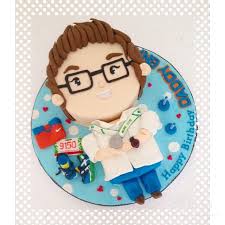 Ellen Kurniawan Santoso On Instagram Cutest 2d Customcake Marathon 10k Run Customcakesby Hubby Birthday Handmade Custom Cakes Birthday Fondant Cake
