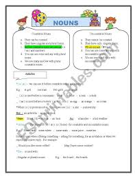 Listen to the audio pronunciation in english. Countable And Uncountable Nouns Esl Worksheet By Munira K