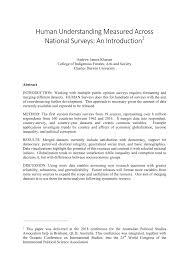 How do attitudes toward environmental issues differ among adults hypothesis. Pdf Human Understanding Measured Across National Surveys An Introduction