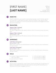 Free Student Resume Template Modern Design In Microsoft Word Docx Creativebooster