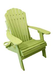 Outer Banks Deluxe Oversized Poly Lumber Folding Adirondack Chair With Cup Holders Available In 22 Colors Adirondack Chair Folding Adirondack Chairs Commercial Outdoor Furniture