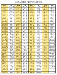 Depo Calendar 2018 Depo Provera Calendar Ideal Vistalist Co Catch Calendar Printables Print Calendar Printable Calendar Template