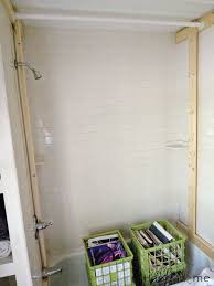 Turning A Tub Shower Into A Closet Without Damage Shower Tub Tub To Shower Conversion Make A Closet