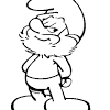 Free printable smurf coloring pages for kids. 1