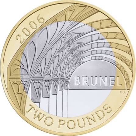 2006 Elizabeth II 'The 200th Anniversary of the Birth of Isambard Kingdom  Brunel' Achievements £2 Coin | The Royal Mint