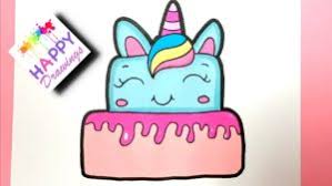 Learn how to draw a unicorn step by step with this complete tutorial. How To Draw A Rainbow Unicorn Cake Myhobbyclass Com Learn Drawing Painting And Have Fun With Art And Craft