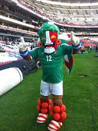 Kin Is The Official Mascot Of The Mexican National Soccer Team I Like Him He Has An Original Look Mascot Mexico National Team Soccer Team