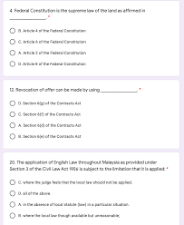 (1) the federation shall be known, in malay and in english, by the name malaysia. Solved 28 Any Law Passed After Merdeka Day Which Is Inco Chegg Com