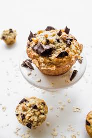 How to make banana cookies: Banana Oat Chocolate Chunk Muffins Or Mini Muffins Flour Floral