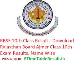 Apr 07, 2021 · this is the official website of the sarkari naukri. Rbse 10th Class Result 2020 Download Rajasthan Board Ajmer Class 10 Exam Results Name Wise