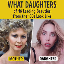 What Daughters of 16 Leading Beauties from the ‘80s Look Like