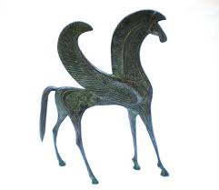 Bronze Horse Statue Pegasus Bronze Animal By Greekancientcosmos Esculpir