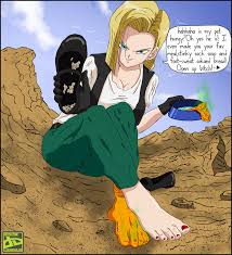 Android 18s Foot Slave Dragon Ball Z Femdom Fetish Zone