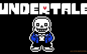 The classic undertale logo font, but with letter accents and russian/serbian support. Undertale Logo Font Download All Your Fonts