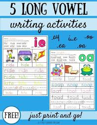 Long Vowel Writing Activities Liz S Early Learning Spot Vowel Activities Long Vowels Activities Writing Activities