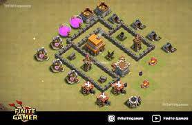 Base war coc th 4. Clash Of Clans Th4 War Base With Copy Link 2021 Finite Gamer