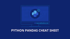 Image result for Pandas cheatsheet