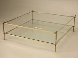 58 results for glass brass coffee table. Group Of Classic Vintage French 55 Square Two Tier Brass Glass Square Glass Coffee Table Antique French Furniture Large Square Coffee Table