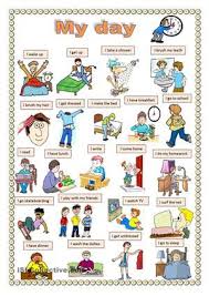 My Day English Vocabulary Kids English English Language Teaching