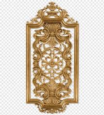 Rectangular Gold Frame Wood Carving Wall Panel Panel Painting Gold Frame Free Png In 2020 Carved Wood Wall Art Carved Wood Wall Decor Wall Paneling