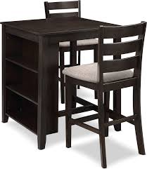 Throw dinner parties for family, friends, or coworkers with value city furniture's stylish dining room furniture. Hendricks Counter Height Table With 2 Stools Value City Furniture And Mattresses Value City Furniture Furniture Oversized Chair Living Room