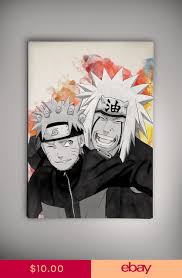 Naruto Anime Poster Print Wall Watercolor Art Shippuuden Anime Poster Gift N27 Naruto Painting Anime Canvas Painting Anime Canvas