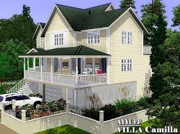 30x30 Partly Furnished House With 6 Bedrooms 5 Bathrooms Found In Tsr Category Sims 3 Residential Lots Plany Domow Sims 3 Sims