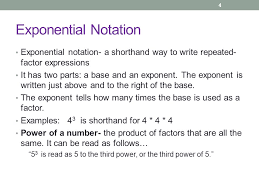 7 1 Exponential Notation Friday January 31 St Math Message In Your Math Notebook Write Lesson 7 1 On Top And Include Today S Date Turn To Srb Pg Ppt Download
