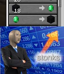 Wandering traders are a type of villager that spawn randomly close to the player in both editions, or periodically in village gathering sites in bedrock edition. Villager Trading Is Amazing R Minecraftmemes Minecraft Know Your Meme