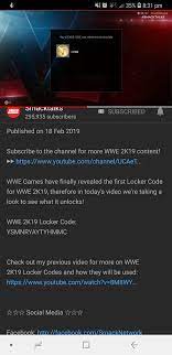 We would like to show you a description here but the site won't allow us. Noah Iacono On Twitter Wwe 2k19 Locker Codes Https T Co Iqchr15vez Wwe2k19 Lockercodes
