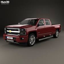 3d Model Of Chevrolet Silverado 2500hd Crew Cab Long Box High Country 2017 Chevrolet Silverado 2500hd Chevrolet Silverado Crew Cab